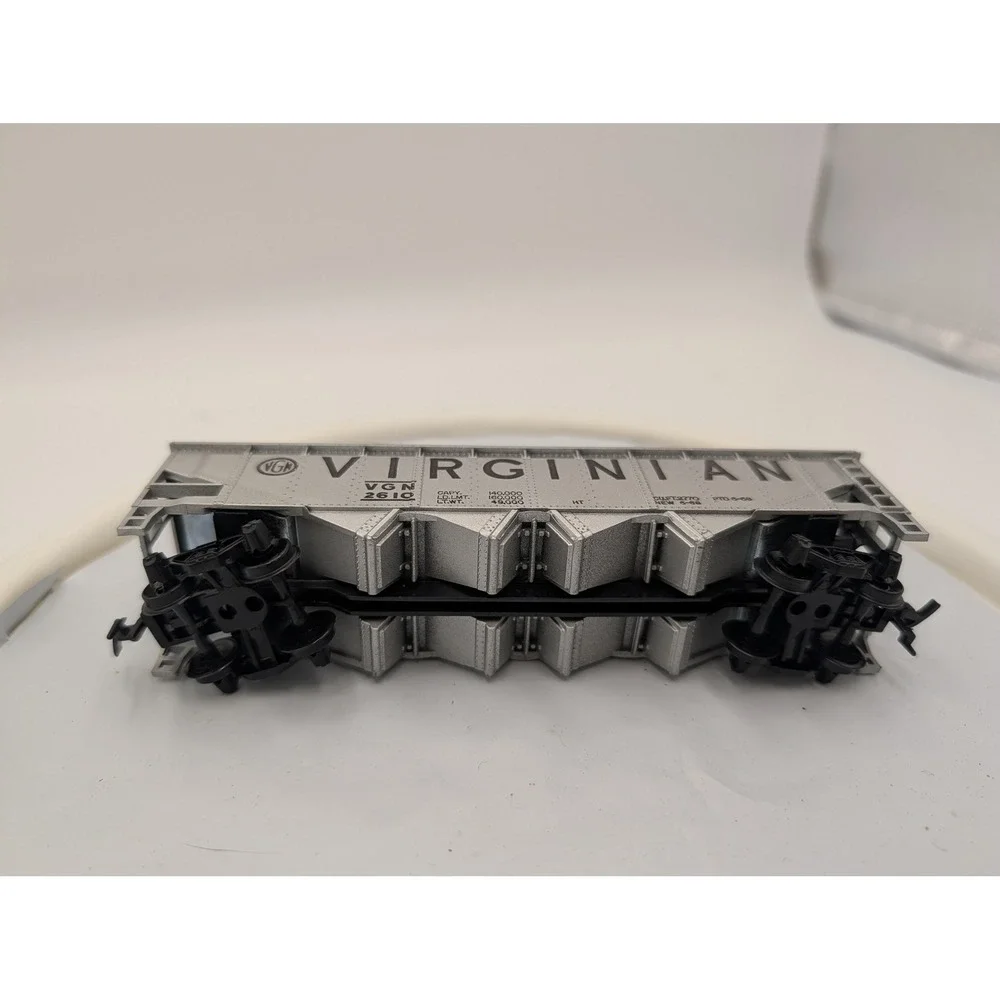 Virginian‎ Railway VGN 2610 HO Scale Triple Hopper Boxcar Silver Rolling Stock